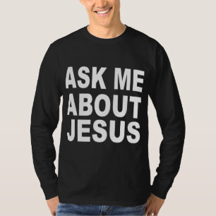Fråga mig om Jesus - pastor Sermonator T Shirt