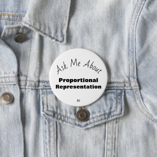 Fråga mig om knappen Proportional Representation Knapp