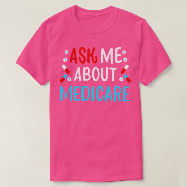 Fråga mig om läkemedel 1 t shirt (Design framsida)
