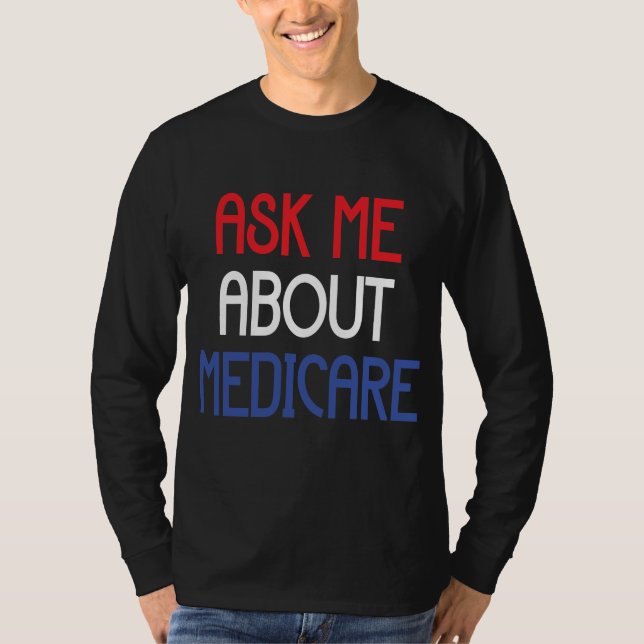 FRÅGA MIG OM LÄKEMEDEL T SHIRT (Framsida)