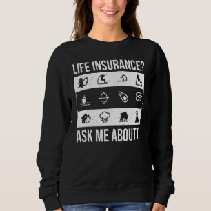 Fråga mig om livförsäkringsförsäkring för Agent T Shirt