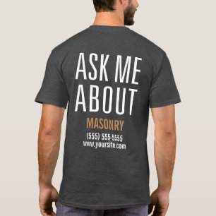 Fråga mig om Masonry T Shirt