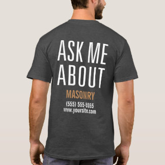 Fråga mig om Masonry T Shirt