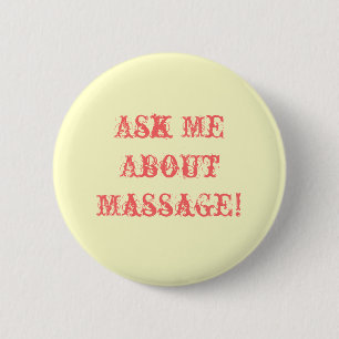 Fråga mig om massage! knapp
