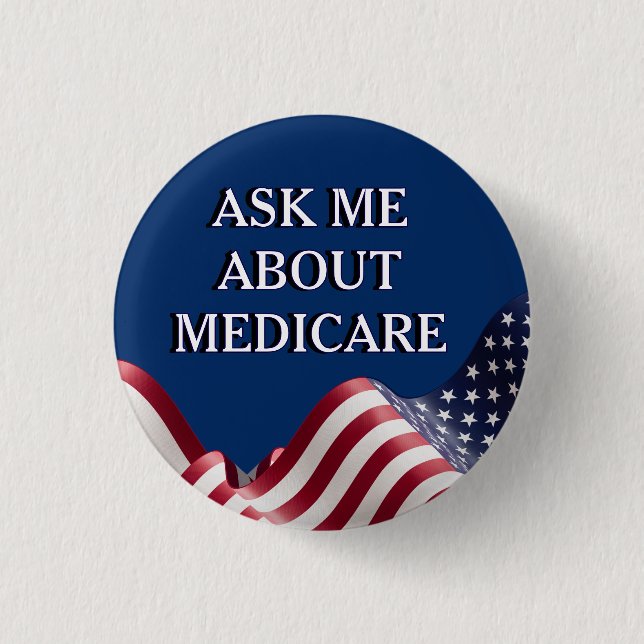 Fråga mig om Medicare Knapp (Framsida)