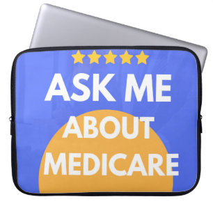 Fråga mig om mediciner laptop fodral