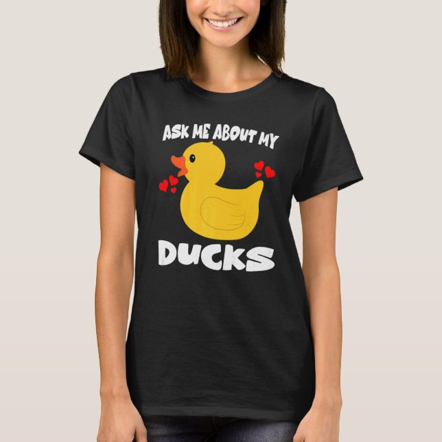 Fråga mig om min ägare av Ankor Anka T Shirt (Framsida)