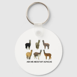 Fråga mig om min alpacas nyckelring