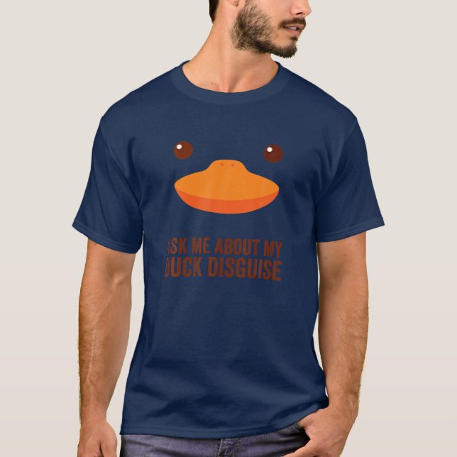 Fråga mig om min Anka-kamoutaj-tjuvjakt T Shirt (Framsida)