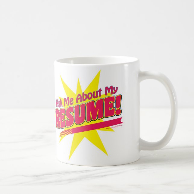 Fråga mig om min återupplivning! kaffemugg (Höger)