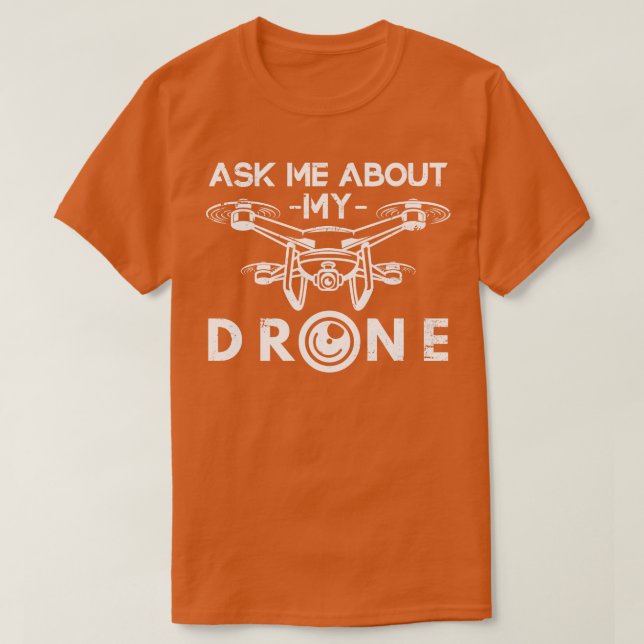 Fråga mig om min drake t shirt (Design framsida)