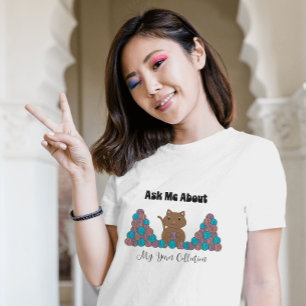 Fråga mig om min garnsamling t shirt