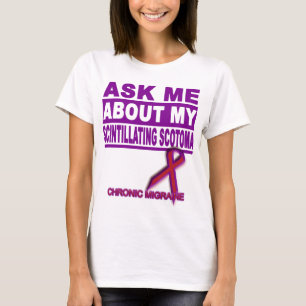 Fråga mig om min gnistra Scotoma T-shirt