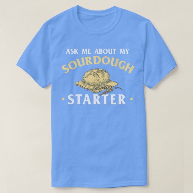 Fråga mig om min källstöt av starter t shirt (Design framsida)