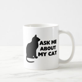 Fråga mig om min katt kaffemugg