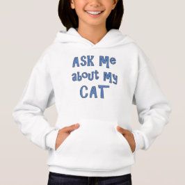 Fråga mig om min katt t shirt