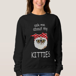 Fråga mig om min Kattunge Exotic Shorthair Cat T Shirt