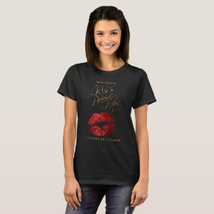 Fråga mig om min Kiss Proof Läppar T Shirt
