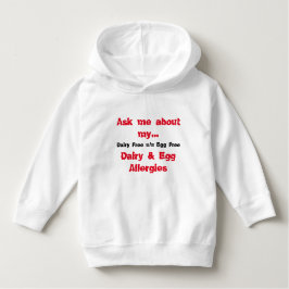 Fråga mig om min mejeri- & äggallergier tee shirt