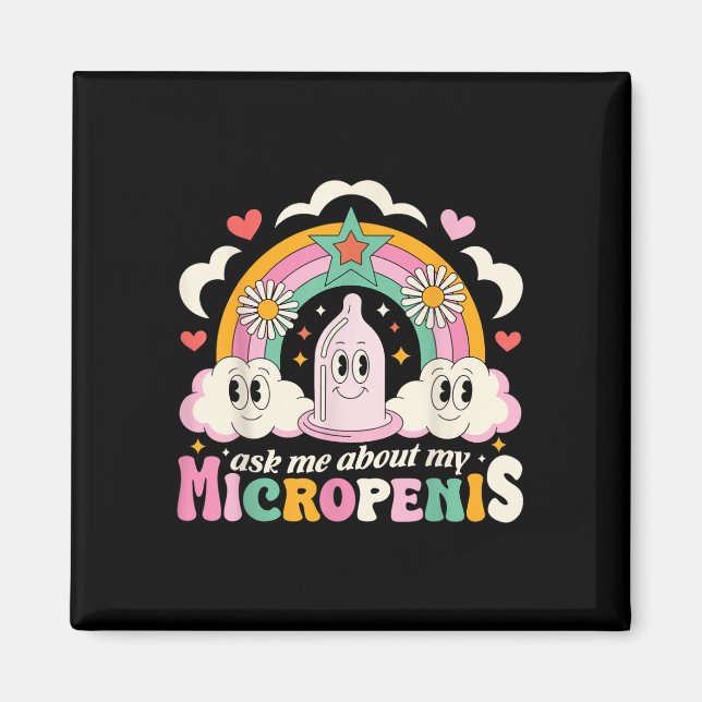 Fråga mig om min mikropenis är underlig Adu Magnet (Framsidan)