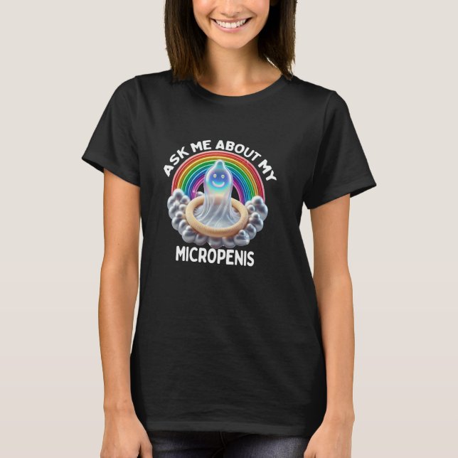 Fråga mig om min mikropenis är underlig Adu T Shirt (Framsida)