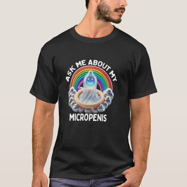 Fråga mig om min mikropenis är underlig Adu T Shirt (Framsida)