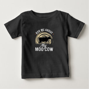 Fråga mig om min    mooCowa Cow-odlare T Shirt