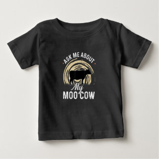 Fråga mig om min mooCowa Cow-odlare T Shirt