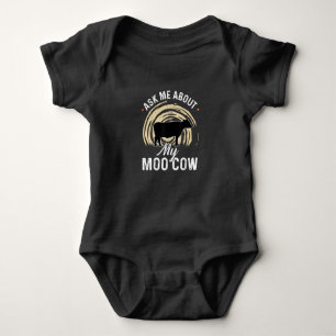 Fråga mig om min mooCowa Cow-odlare T Shirt