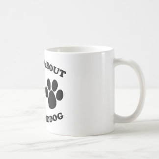 Fråga mig om min morhund kaffemugg