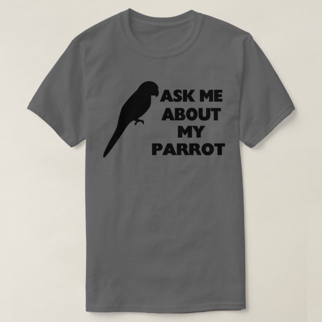 Fråga mig om min morot t shirt (Design framsida)