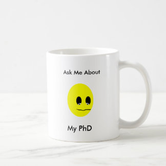 Fråga mig om min PhD Kaffemugg
