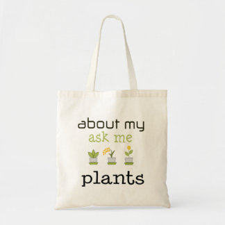 Fråga mig om min plantskjorta tygkasse