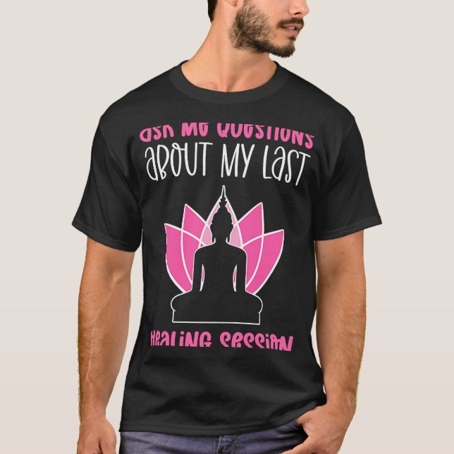 Fråga mig om min sista låsning för session t shirt (Framsida)