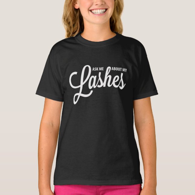 Fråga mig om min snärtar - Younique T Shirt (Framsida)