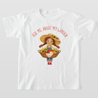 Fråga mig om min trädgård t shirt