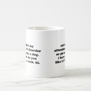 Fråga mig om min uppmärksamhetunderskottoordning kaffemugg