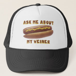 FRÅGA MIG OM MIN WEINER-hatt Truckerkeps