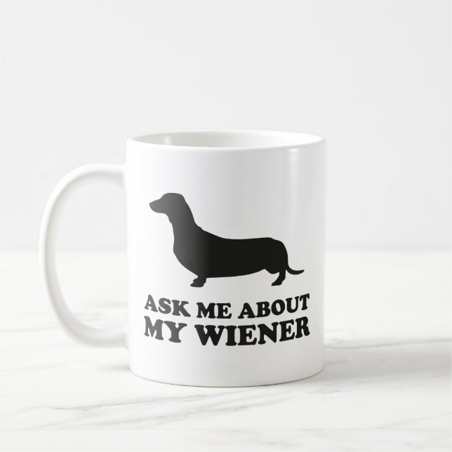 Fråga mig om min Wiener Coffee Mugg (Vänster)