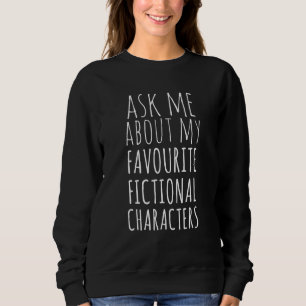 Fråga mig om mina favorittecknen Fläkt T Shirt