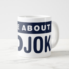 Fråga mig om mina Pappa-skämt Jumbo Mugg