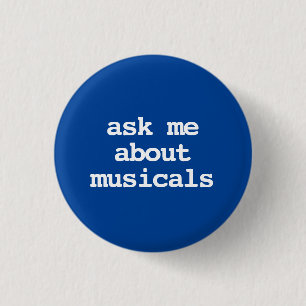 fråga mig om musiktryck Button Knapp