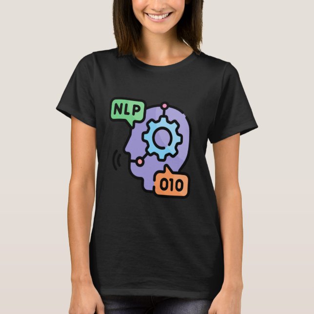 Fråga mig om NLP Neuro-språklig programplanering T Shirt (Framsida)