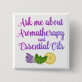 Fråga mig om nödvändig oljaaffär för Aromatherapy Knapp