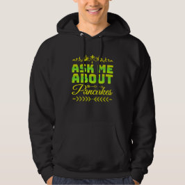 Fråga mig om pannkakor hoodie