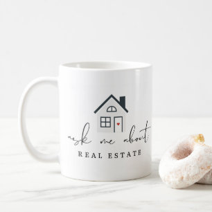 Fråga mig om Real Gods House Marknadsföring Kaffemugg