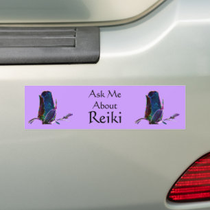 Fråga mig om Reiki  Bildekal
