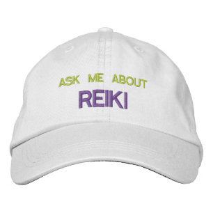 FRÅGA MIG OM REIKI - Personligens justerbara Hatt Broderad Keps