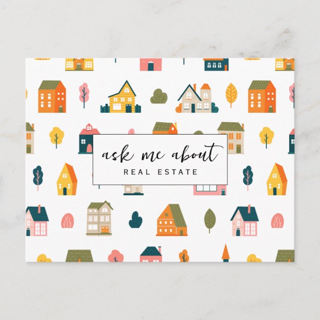 Fråga mig om riktiga Gods-hus-kampanjer Vykort (Framsida)