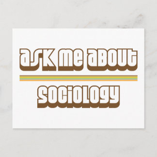Fråga mig om sociologi vykort